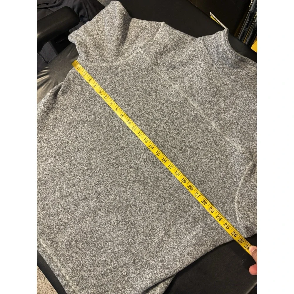 Mens The NORTH FACE Gray Gordon Lyons 1/2 Zip Sweater Jacket XXL